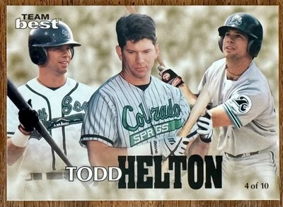 1998 Team Best/Best Player of the Year Contenders /400 SP Todd Helton HOF CO - Image 1 of 2