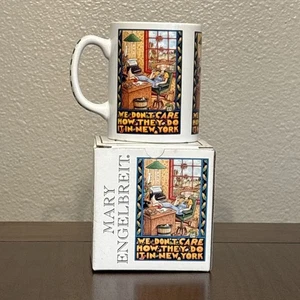 Vintage Mary Engelbreit "We Don't Care How They Do It In New York" Mug ~ Taiwan - Picture 1 of 9