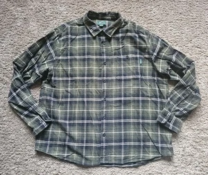 Woolrich Camicia di Flanella Verde a Quadri Uomo Taglia XXL - Foto 1 di 6