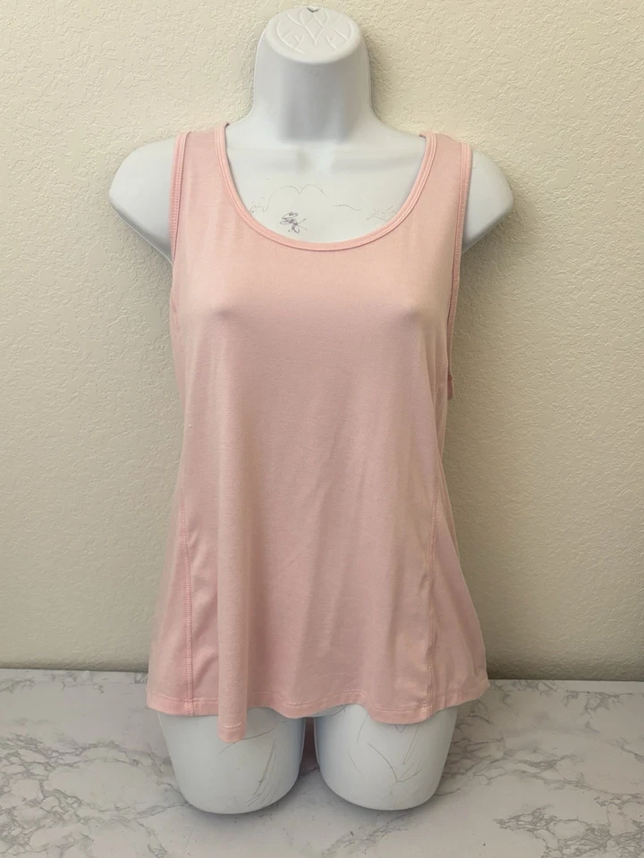 Camiseta sin mangas Old Navy Active para mujer L rosa Go-Dry espalda cruzada camisa de entrenamiento J2 Foto 1 de 4
