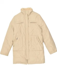 FILA Womens Padded Coat IT 44 Medium Beige Polyester BE07 - Picture 1 of 4