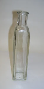 Antique Clear Glass Medicine Bottle - Picture 1 of 1