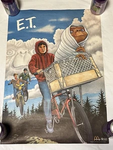 Vintage 1985 McDonalds Promo E.T. Poster 17x24 E.T. Movie - Picture 1 of 6