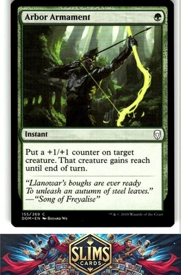 Magic the Gathering MTG Dominaria Arbor Armament #155 Buy 2 Get 1 - Image 1 of 2