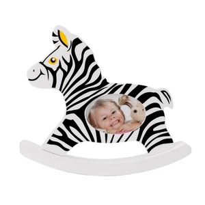 Hama Portraitrahmen Holz Schaukel Zebra Foto Bilder Rahmen Bilderrahmen 6x9 - Bild 1 von 3