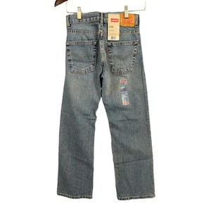 Levi’s 550 Jeans Juniors Boys 14 Slim 25 X 27 Blue Denim Relaxed Fit Tapered Leg - Picture 1 of 12
