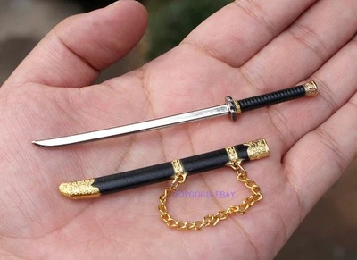 TOY  1/12 Mini SWORD  CHINA THREEKINGDOMS  FULL metal keychain gift 11cm - Image 1 of 2
