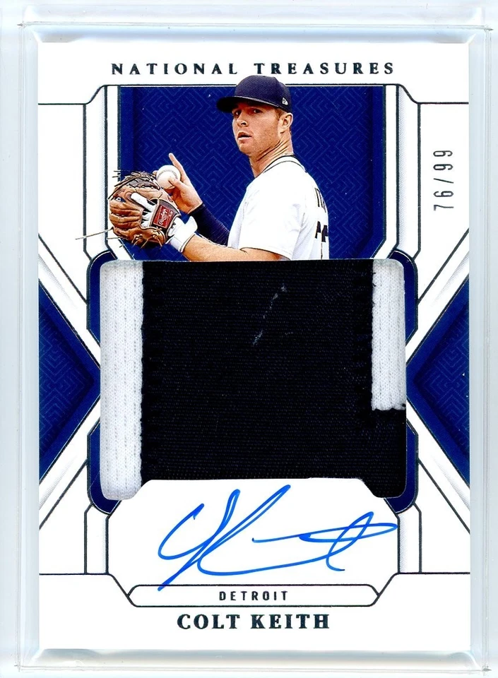 2025 National Treasures Colt Keith 2 Color Patch Auto #76/99 (ED) - Image 1 of 1