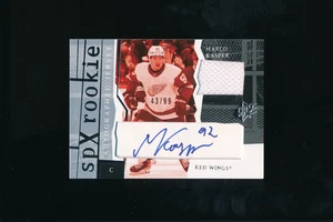 2023-24 Upper Deck SPx Rookie Auto Patch #20-MK Marco Kasper 43/99 RC - Picture 1 of 2
