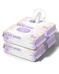 400 Dog Wipes for Paws and Butt Plant Based Hypoallergenic Pets Cleansing & D... - Picture 1 of 5