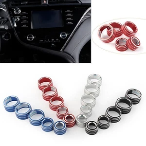 Para Toyota Camry 2018 aire acondicionado audio botones cubiertas botón interruptor negro - Imagen 1 de 2