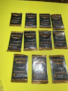 Vintage Harry Potter Quidditch Cup Random Booster Trading Cards 11 New Packs - Bild 1 von 10