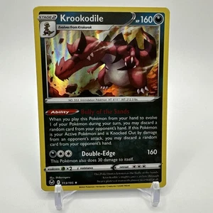 Krookodile 113/195 Pokemon Sword & Shield 2022 Silver Tempest Holo Rare NM - Picture 1 of 3