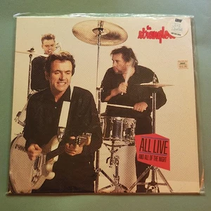 THE STRANGLERS ALL LIVE AND ALL OF THE NIGHT VINYL RECORD 1987 CBS NEW WAVE LIVE - Picture 1 of 5