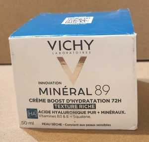 Vichy Mineral Moisture Boosting Cream Rich Texture 1.69 fl oz; Exp. 4/26 - Picture 1 of 1