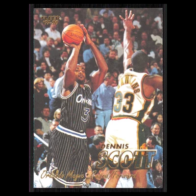 Cartão de basquete Dennis Scott #193 1997 Fleer Orlando Magic NBA QUASE PERFEITO - Imagem 1 de 3