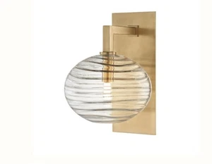 Breton Wall Sconce By Hudson Valley Lighting 2400-AGB - Picture 1 of 2