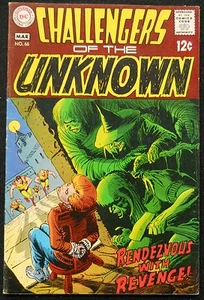 CHALLENGERS OF THE UNKNOWN #66 FN+ NEW LOGO - Picture 1 of 2