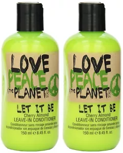 LOVE PEACE & THE PLANET LET IT BE CHERRY ALMOND LEAVE IN CONDITIONER 8.45 - 2 pc - Picture 1 of 1