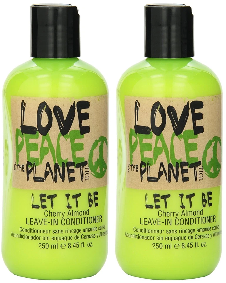 LOVE PEACE & THE PLANET LET IT BE CHERRY ALMOND LEAVE IN CONDITIONER 8.45 - 2 pc - Image 1 of 1