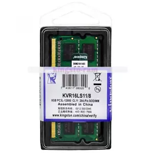 Kingston 8 GB DDR3L 1600 MHz PC3L-12800S 1.35V 2RX8 SO-DIMM Laptop Speicher 8G - Bild 1 von 5