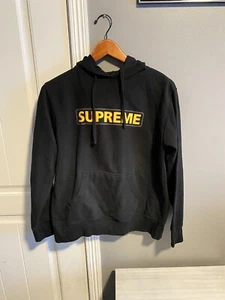 Powell Peralta Supreme Sweater Hoodie Mens Size Small Black Skate Pullover - Picture 1 of 10