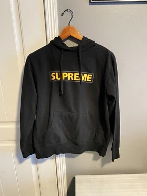 Powell Peralta Supreme Sweater Hoodie Mens Size Small Black Skate Pullover - Image 1 of 4