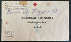 Original Allies WW2 POW CAmp Parcel Acknowledgment Card RedCross