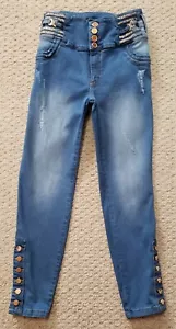 Duchess High Waist Booty Enhancing Ankle Stretch Denim Jeans Womens Size 9 x L26 - Bild 1 von 6