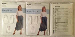 Simplicity Pattern R10498/9109 Misses' Wraps Skirts w/ Variations 6-14,16-24 NEW - Picture 1 of 1