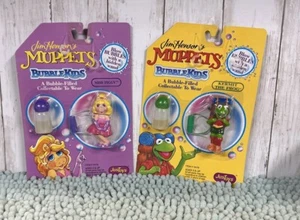 Vintage Jim Henson's Muppets MISS PIGGY,Kerm Bubble Kids Necklace Bubble Blower - Picture 1 of 10