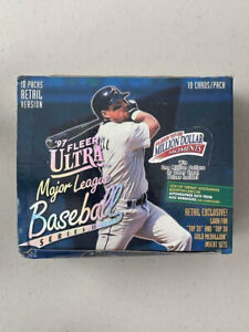 FLEER ULTRA 1997 MLB SERIES II NEW OPEN BOX OF 14 SEALED PACKS = 140 CARDS