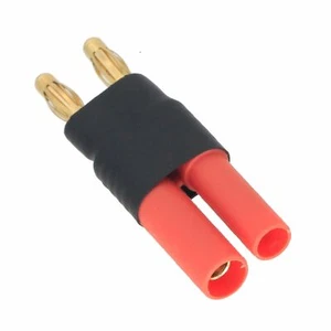HXT 4mm Male Plug To 4mm Banana Bullet Male Plug No Wires Adapter RC Lipo FPV - Picture 1 of 3