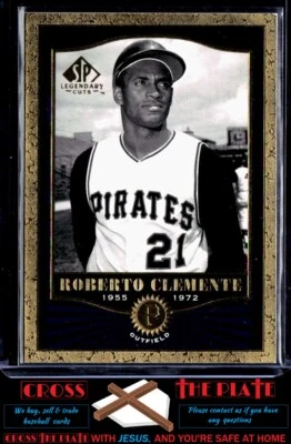 1-2001 SP Legendary Cuts Roberto Clemente Pittsburgh Pirates #60 *EDGE WEAR* - Image 1 of 2