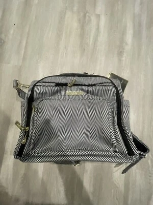 JuJuBe B.F.F. Legacy Diaper Bag (The Queen of Nile) Black And White Stripe - Image 1 of 4