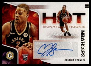 2020-21 Hoops #HS-CST Cassius Stanley Hot Signatures RC Auto Pacers / Duke - Foto 1 di 2