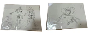 Juego de materiales de ajuste Legend of the Overfiend aprox. 24 hojas de arte de anime raro - Imagen 1 de 5