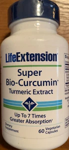 Life Extension Super Bio-Curcumin Turmeric Extract 400mg, 60 Vegetarian Capsules - Picture 1 of 2