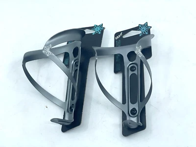 NOS Supacaz Aluminum Fly Cage Gun Metal 2x Bottle Cages - Image 1 of 4