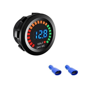 2 PCS Waterproof Voltmeter for Car DC 12V LED Digital Display Voltage Gauge w... - Picture 1 of 6