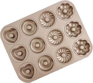 Stampo a Ciambelle a 12 Cavity, Ciambella per Cuocere La Pentola per Ciambella, - Foto 1 di 12