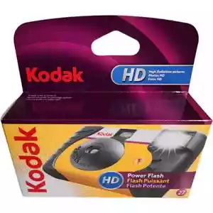 Kodak Power Flash HD Single Use Camera 27 Exposure Exp 08/24 - Picture 1 of 2