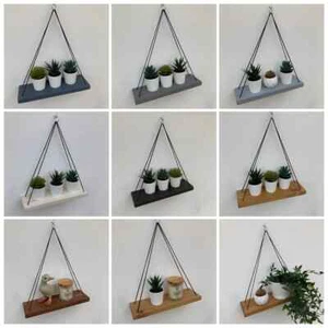Hanging Shelf, Hanging Shelves, Choice of colours, Shelving, Rope Shelf - Picture 1 of 28