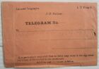 India J. B. RAILWAY Telegram & envelope