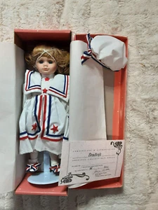 Yankee Doodle Porzellan Puppe Bradley's Original Sammlerstück in Top Zustand - Bild 1 von 3