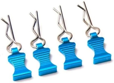 1 Set [4] R-type Body Shell Clip Pin with Aluminum Mount  For Armma Traxxas Rc  - Image 1 of 4