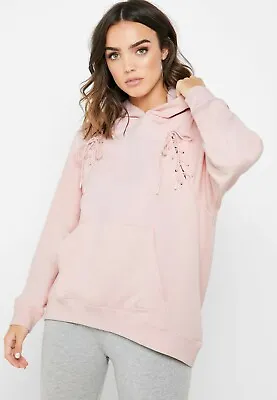 Womens Nike Essential Fleece Hoodie Size S (bv4566 682) Pink • 79.28€