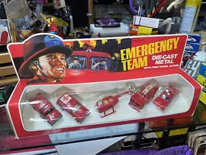 Emergency Team TV Show Opened Box Gift Set Imperial Super Rare Nr Mint Diecast - Picture 1 of 24
