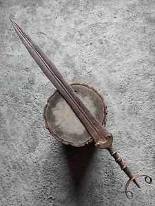 ANCIENT CELTIC IBERIAN IRON ANTENNA HILT LONG SWORD 9-7 ct. BC HALLSTATT CULTURE - Picture 1 of 24
