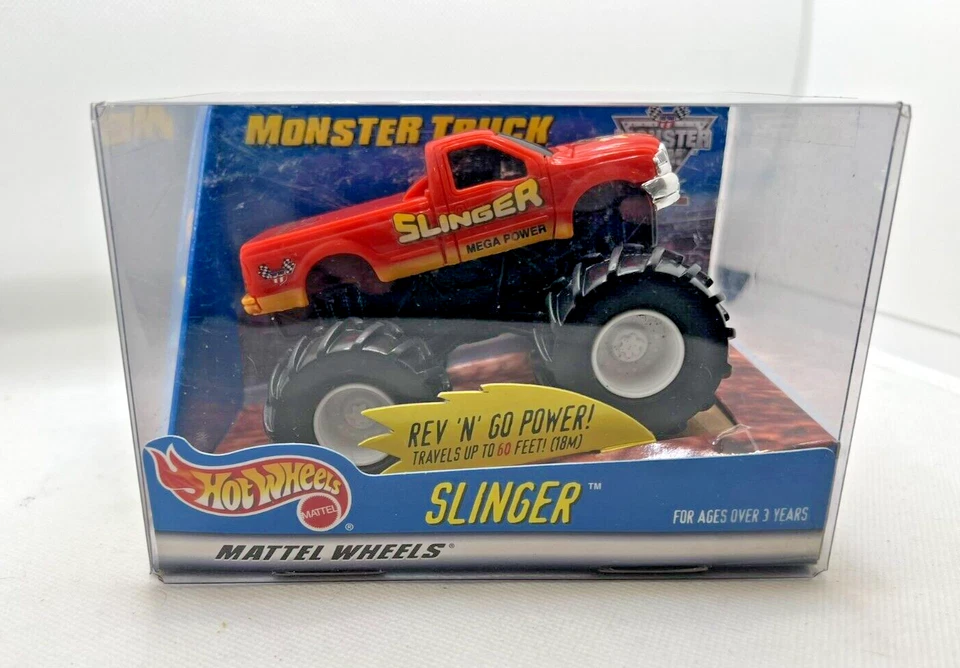 Hot Wheels Rev and Go Slinger Power 2000 New Hot Wheels Monster Truck  - Image 1 of 4